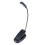 Lampe de bureau LED à pince, rechargeable par USB, 5 LED, 3 modes de couleur 2
