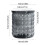 (Transparent Gray) Self-Watering Hydroponic Planter - Modern Home Decor 5