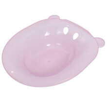 Pink Sitz Bath Basin for Toilet Made of PP Perfect for Daily Use with Comfortable Design and Large Space 5.9 Inches