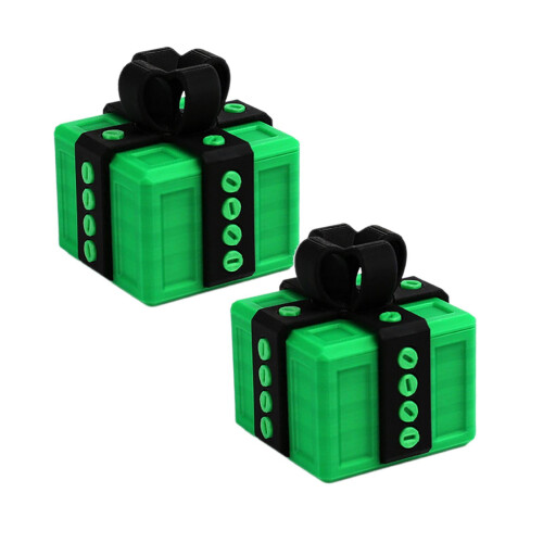 Weihnachtsüberraschungsbox, lustiges Zerlege-Geschenk, 2er-Pack