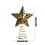 Silver Christmas Tree Topper Star Ornament 1pc 3