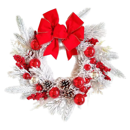 Guirlanda de Natal artificial pré-iluminada de 33 cm a 40 cm 1