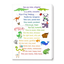 See You Later Alligator Canvas Poster