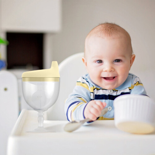Baby Sippy Cup Glass No-Spill 2 pcs 1