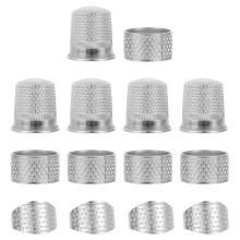 Thimbles 15Pcs for Sewing Thimbles Finger Protection Adults