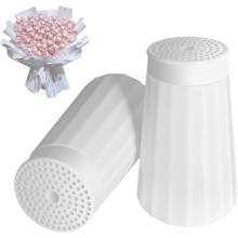 Lutscher-Bouquet-Halter Weiß 118 Löcher 2er-Pack