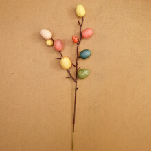 Décorations de Pâques en mousse colorée de 33 cm, idéales pour les compositions florales printanières artificielles, la maison, les fêtes, la