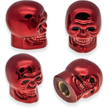 8 tappi per valvole pneumatici stile cobra, a forma di testa di serpente, con anima in rame universale, antipolvere per auto/SUV/camion/moto (blu)