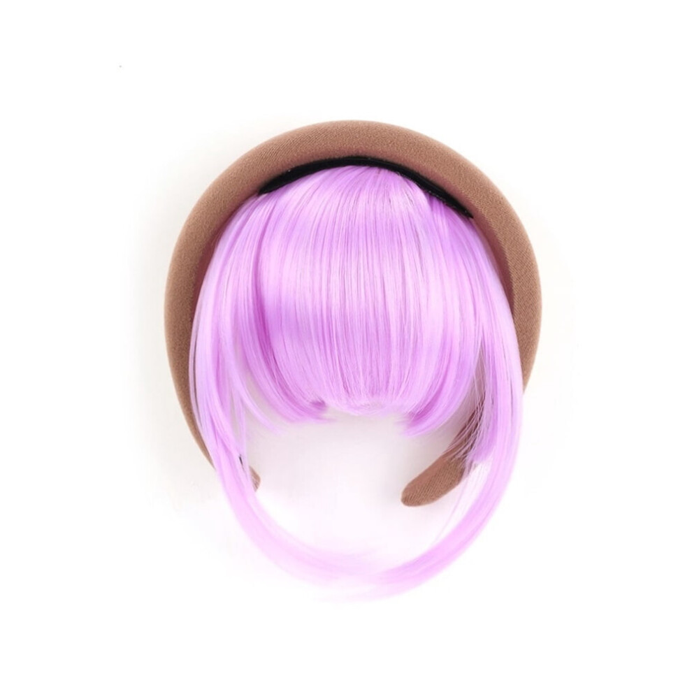 Unisex Detachable Headband Synthetic Fake Bangs Hair, Synthetic Wigs Headband Bangs