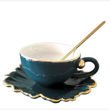 Green Tea Cups & Saucers Set (5 oz), Espresso/Cappuccino/Latte Cups, Gift for Mom – Compatible with Dishwasher