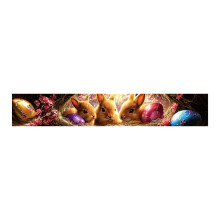 Lakberendezés Húsvéti Dekoratív Banner Szívből jövő Boldog Húsvéti Ünnepséget Parti Tábla Otthonra (300x50cm)