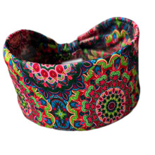 Diadema ancha absorbente de sudor para entrenamiento (1 unidad)