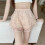 Damen-Shorts mit Rüschenspitze und weitem Bein 6