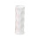 Witte plastic geometrische vaas 20x7x7cm 2