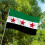 Syriens flagga 90x150cm slitstark polyester 5