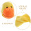Fantoche de mão de pato para crianças com algodão PP (1 conjunto) 3