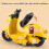 Pull-Back Motorcycle Toy for Kids 3+ with Flip Seat and 6
