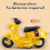 Pull-Back Motorcycle Toy for Kids 3+ with Flip Seat and 3