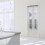 Grey door string curtain with silver thread 1 panel 5