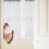 Grey door string curtain with silver thread 1 panel 7