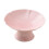Ceramic Dessert Stand Footed Fruit Plate for Cupcakes Donuts Kitchen Counter Pink 3