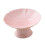 Ceramic Dessert Stand Footed Fruit Plate for Cupcakes Donuts Kitchen Counter Pink 4