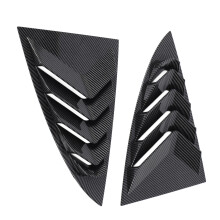 2Pezzi Copertura Inserto per Tettuccio Posteriore Auto per Tesla Model 3 2023+ Fibra di Carbonio