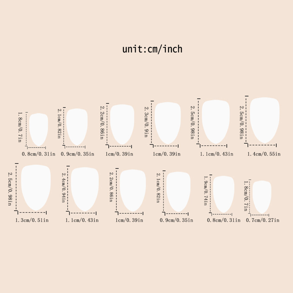 Dcph-Clothing 30Pcs Black French Press-On Nails Reusable