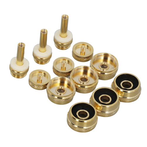 Trumpet Valve Finger Button Cap Set 12 Pack with Abalone Shell for Repair 1