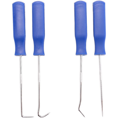 4Pcs Pick and Hook Set O Ring Oil Seal Gasket Puller Remover  Hand Tool