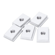 5 PeçAs M8 T-Track Slider Porca Deslizante Liga de AlumíNio T Slot Porca para Ferramentas de Carpintaria Gabaritos Parafuso Slot Prendedor