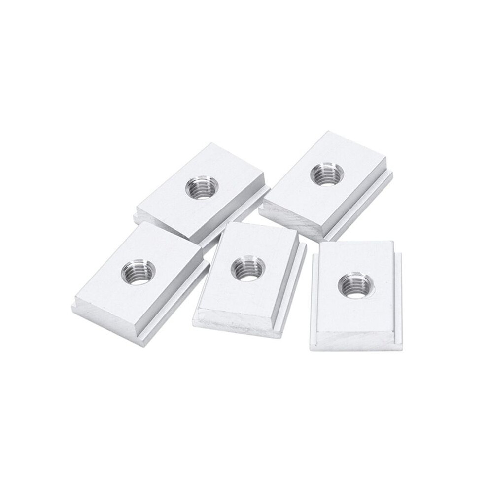 5Pcs M8 T-Track Slider Sliding Nut Aluminum Alloy T Slot Nut For Woodworking Tool Jigs Screw Slot Fastener 4711310679805
