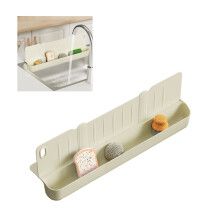 TPR Spülbecken-Spritzschutz 9x9.5x42.5 cm cremeweiß