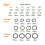 740Pcs Rubber O-Ring Kit 24 Sizes Seals for Garages, Ordinary Plumbers 2