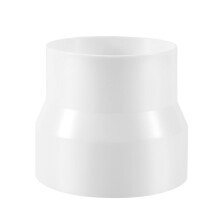 Ventilation Pipe Reducer Adapter Pipe Air Duct Adapter Pipe Connector for Inline Ventilation System(110-100mm)