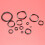 320Pcs Carbon Steel Compression Type Wavy Wave Crinkle Spring Three Wave Washers Assortment Kit 8