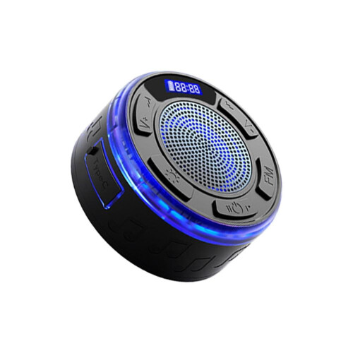 Bluetooth Shower Speaker IPX6 Waterproof 5.3 with Time