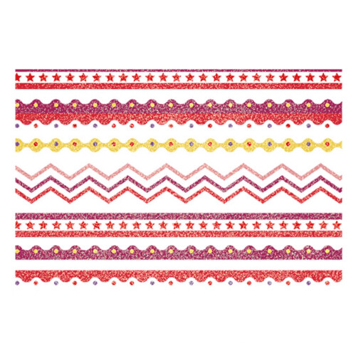 Ostereier-Glitzeraufkleber – 5-teiliges Deko-Set