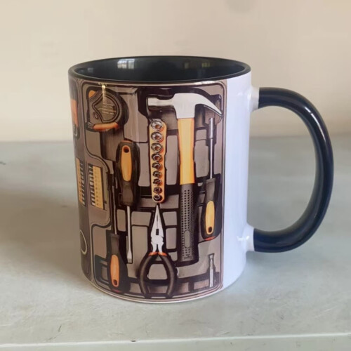 Mug en céramique design 11 oz pour hommes 2