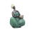 Afrikansk kunstskulptur kvinnefigur midtpunkt 1