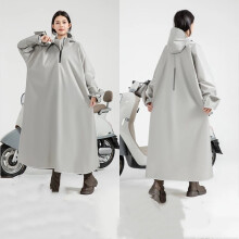 Unisex hooded rain poncho waterproof XL