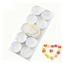Bougies chauffe-plat romantiques sans fumée et sans odeur (10 pièces)
