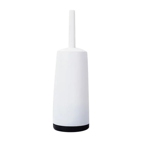 Juego de cepillo para inodoro con mango flexible extralargo