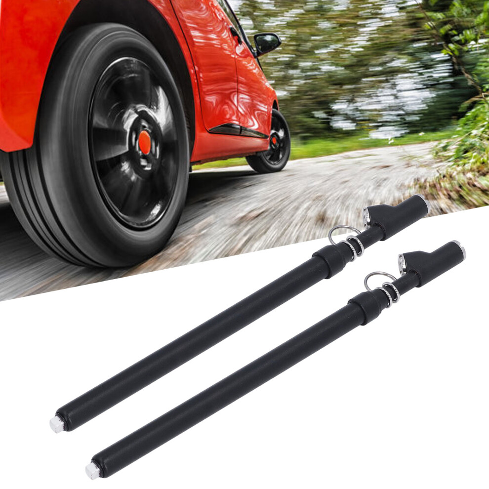 2Pcs Dual Head Tire Pressure Gauge 20Â220Lb/Inâ² Stainless Steel 9421391188589