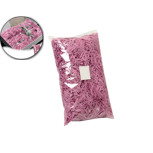 Multicolor shredded paper filler for gift packaging and