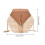 Woven Straw Clutch Handbag Brown 1 Pc 7