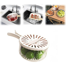 Panier 2 en 1 pour égoutter et ranger les fruits et légumes
