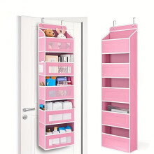 Organizador de porta com 5 níveis e 5 bolsos, suporta até 20 kg (44 lb).