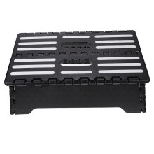 Marchepied pliable en PP noir pour personnes âgées (1 pièce)