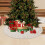 Jupe de sapin de Noël tricotée blanche 91 cm 5
